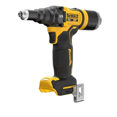 DeWalt DCF403B, bare tool: 20-Volt MAX Cordless 3/16 in. Rivet Tool (Tool-Only) (photograph from the Home Depot listing)