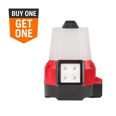 Milwaukee 2144-20, bare tool: M18 18-Volt 2200 Lumens Cordless Radius LED Compact Site Light with Flood Mode (Tool-Only) (photograph from the Home Depot listing)