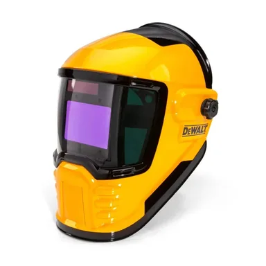 DeWalt DXMF21011, unpowered: 3.9 in. x 2.4 in. W View Auto-Darkening Welding Helmet with Variable Number 4-13 Shade Lens
