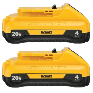 DeWalt DCB240-2, accessory: 20V MAX Lithium-Ion 4.0Ah Battery (2 -Pack) (photograph from the Home Depot listing)