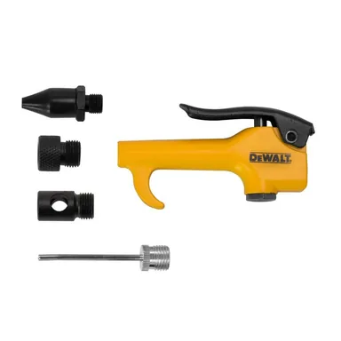 DeWalt DXCM035-0036, accessory: Five 5-pieces Blow Gun Kit (with Venturi Tip, Rubber Tip, Adaptor, and Needle Inflation Tip)