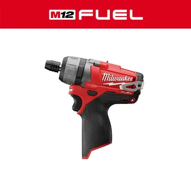 Milwaukee 2402-20, bare tool: M12 FUEL 12V Lithium-Ion Brushless Cordless 1/4 in. Hex 2-Speed Screwdriver (Tool-Only)