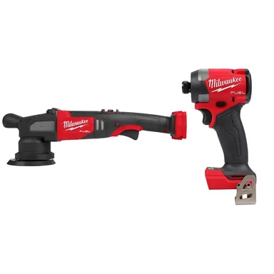 Milwaukee 2684-20-2953-20, bundle: M18 FUEL18V Lithium-Ion Brushless Cordless 15MM DA Polisher w/ Impact Driver
