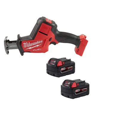 Milwaukee 2719-20-48-11-1852, bundle: M18 FUEL 18-Volt Lithium-Ion Brushless Cordless HACKZALL Reciprocating Saw with (2) M18 5.0Ah Batteries