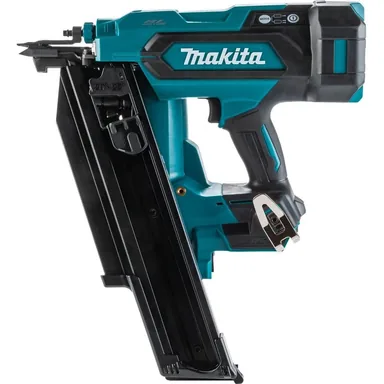 Makita XNB03Z, bare tool: Makita XNB03Z 18V LXT Cordless 21-Degree Full Round Head 3-1/2-in. Framing Nailer, Tool Only
