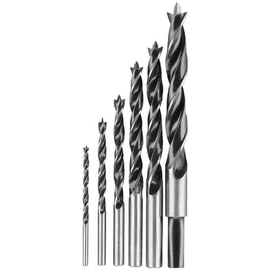 DeWalt DW1720, accessory: High Speed Steel Brad-Point Drill Bit Set (6-Piece)