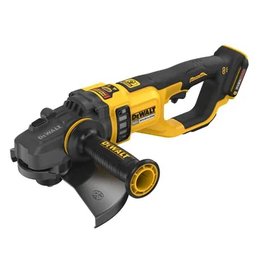 DeWalt DCG460B, bare tool: 60-Vol MAX Cordless 7 in.-9 in. Large Angle Grinder (Tool Only) (photograph from the Home Depot listing)