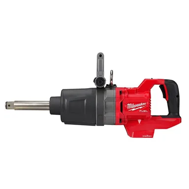 Milwaukee 2869-20, bare tool: M18 FUEL 18V Lithium-Ion Brushless Cordless 1 in. Impact Wrench Extended Reach D-Handle (Tool-Only) (photograph from the Home Depot listing)
