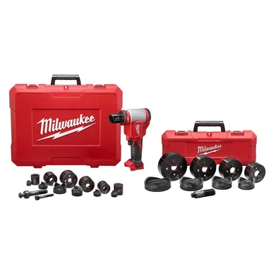 Milwaukee 2676-04, kit: M18 18V Lithium-Ion Cordless FORCE LOGIC 1/2 in. to 4 in. 10 Ton Knockout Tool