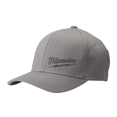 Milwaukee 504G-SM, unpowered: Small/Medium Gray Fitted Hat