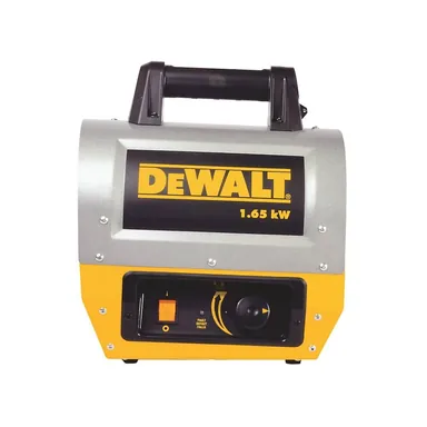 DeWalt DXH165, standalone tool: 1650W Electric Forced Air Portable Outdoor Space Heater with Handle