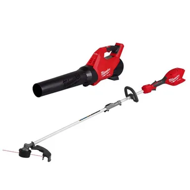 Milwaukee 3017-20-3016-20ST, bundle: M18 FUEL 120 MPH 500 CFM 18V Brushless Cordless Battery Powered Leaf Blower with M18 FUEL 16 in. QUIK-LOK String Trimmer