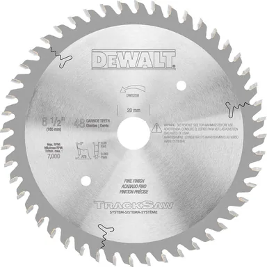 DeWalt DW5258, accessory: 48-Teeth Precision Ground Woodworking Blade for TrackSaw System