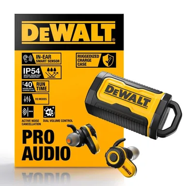 DeWalt 190 2097 DW2, unclassified: PRO-X2 ANC True Wireless Bluetooth Earbuds