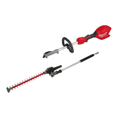 Milwaukee 3016-20-49-16-2719, bundle: M18 FUEL 18V Brushless Cordless Battery Powered QUIK-LOK Power Head with Articulating Hedge Trimmer Attachment