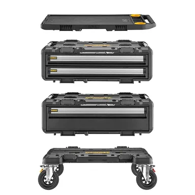 DeWalt DWST08520W3105, accessory: TOUGHSYSTEM 2.0 DxL 30 in. 2-Drawer Box, 30 in. Deep Drawer Box, 30 in. Dolly and 30 in. Worktop