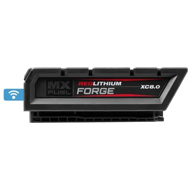 Milwaukee MXFXC608, accessory: MX FUEL REDLITHIUM FORGE XC8.0 Battery Pack (photograph from the Home Depot listing)