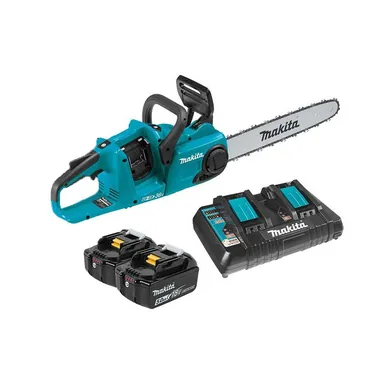 Makita XCU04PT, kit: Makita XCU04PT 36V (18V X2) LXT Brushless 16" Chain Saw Kit (5.0Ah)