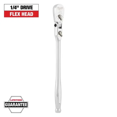 Milwaukee 48-22-9009, unpowered: 1/4 in. Drive 9 in. Flex Head Ratchet