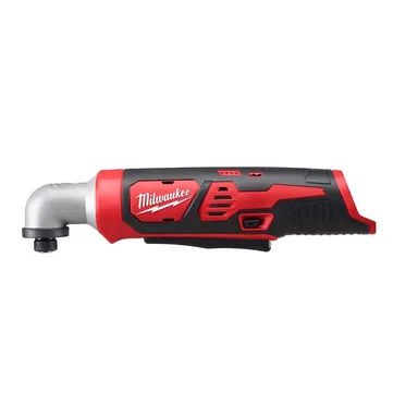 Milwaukee 2467-20, bare tool: M12 12V Lithium-Ion Cordless 1/4 in. Right Angle Hex Impact Driver (Tool-Only) (photograph from the Home Depot listing)