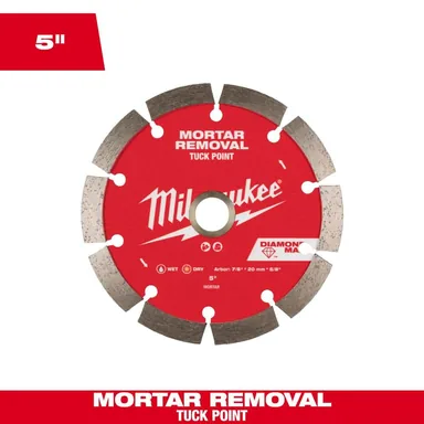Milwaukee 49-93-7406, accessory: 5 in. DIAMOND MAX Tuck Point Diamond Blade