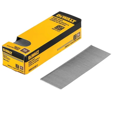 DeWalt DBN18150-2, accessory: 1-1/2 in. x 18-Gauge Brad Nails (2500 per Pack)
