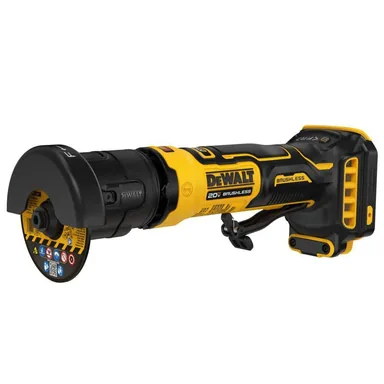 DeWalt DCG430B, bare tool: ATOMIC 20V MAX Cordless Brushless 3 in. Cut-Off Tool (Tool Only) (photograph from the Home Depot listing)