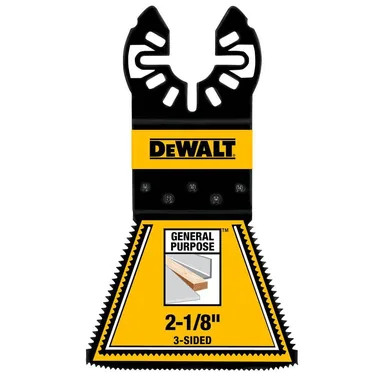 DeWalt DWA4283, accessory: 2-1/8 in. Bi-Metal General Purpose 3-Sided Oscillating Tool Blade