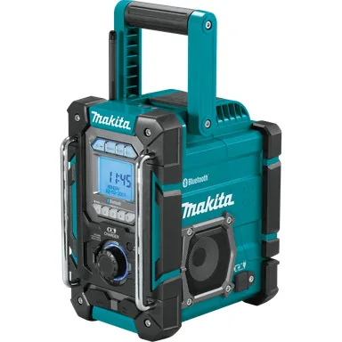 Makita XRM10, bare tool: Makita XRM10 18V LXT / 12V max CXT Lithium Ion Cordless/Corded Bluetooth Job Site Charger / Radio, Tool Only