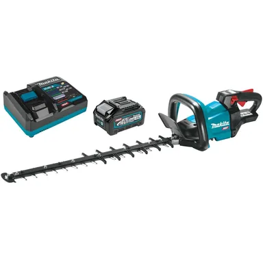 Makita GHU01M1, kit: Makita GHU01M1 40V max XGT Brushless Cordless 24" Rough Cut Hedge Trimmer Kit (4.0Ah)