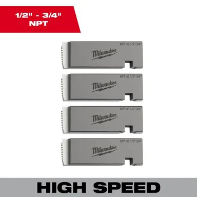 Milwaukee 48-36-1203, accessory: 1/2 in. to 3/4 in. High Speed NPT Universal Pipe Threading Dies (photograph from the Home Depot listing)