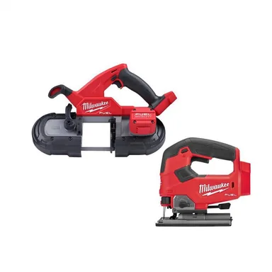 Milwaukee 2829-20-2737-20, bundle: M18 FUEL 18V Lithium-Ion Brushless Cordless Compact Bandsaw w/FUEL Jigsaw