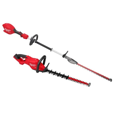 Milwaukee 3043-20-3033-20, bundle: M18 FUEL 18V 20 in. Brushless Cordless Battery Powered Short Pole Hedge Trimmer w/ M18 FUEL 24 in. Hedge Trimmer