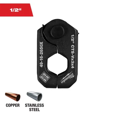 Milwaukee 49-16-2650X, accessory: 1/2 in. CTS-V Pivoting Press Ring for M18 & M12 FORCE LOGIC Press Tools (photograph from the Home Depot listing)