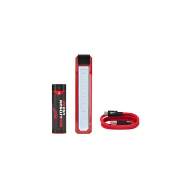 Milwaukee 2112-21, kit: 445 Lumens LED REDLITHIUM USB Rover Pocket Flood Light (photograph from the Home Depot listing)