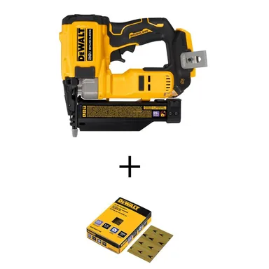 DeWalt DCN623BW23150, bundle: ATOMIC 20V MAX Lithium Ion Cordless 23 Gauge Pin Nailer  Tool Only  and 1 1/2 in. x 23 Gauge Pin Nails  2000 Pieces