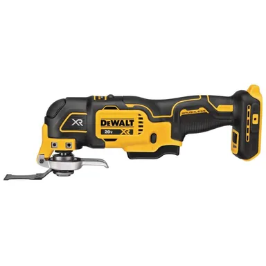 DeWalt DCS356B, bare tool: 20V MAX XR Cordless Brushless 3-Speed Oscillating Multi Tool (Tool Only) (photograph from the Home Depot listing)