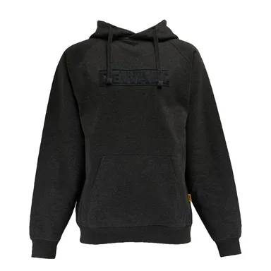 DeWalt DXWW60006-LRG-CHR, unpowered: Weatherford Men's Large Charcoal Cotton/Poly Hoodie Sweatshirt with Front Pocket and Logo