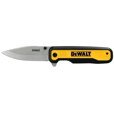 DeWalt DWHT10993, accessory: 3.3 in. Drop Point Pocket Knife (photograph from the Home Depot listing)