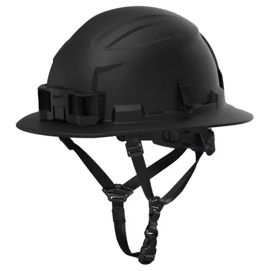 Milwaukee 48-73-1661, accessory: BOLT Black Type 2 Class E Full Brim Non-Vented Safety Helmet (photograph from the Home Depot listing)