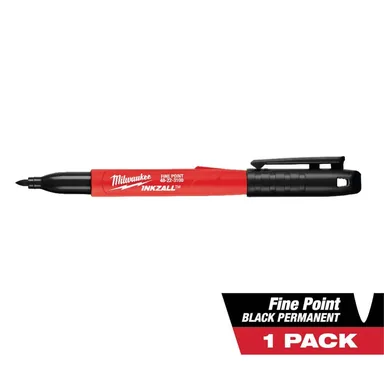 Milwaukee 48-22-3100, accessory: INKZALL Black Fine Point Jobsite Permanent Marker