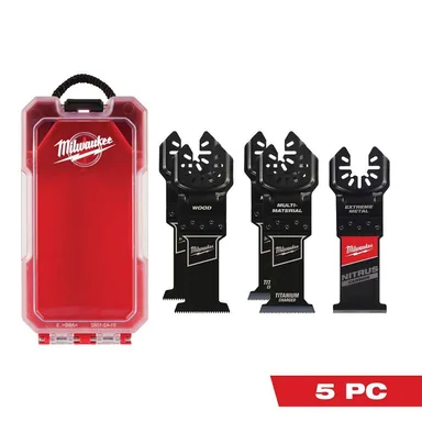 Milwaukee 49-10-9211, accessory: Multi-Tool Oscillating Blade Kit (5-Piece)