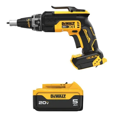 DeWalt DCF630BWDCB205, bundle: 20V MAX XR Lithium-Ion Cordless Brushless Screw Gun with 20V MAX Premium 5. 0Ah Battery Pack
