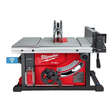 Milwaukee 2736-20, bare tool: M18 FUEL ONE-KEY 18-Volt Lithium-Ion Brushless Cordless 8-1/4 in. Table Saw (Tool-Only) (photograph from the Home Depot listing)