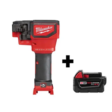 Milwaukee 2872-20-48-11-1850, bundle: M18 18-Volt Lithium-Ion Cordless Brushless Threaded Rod Cutter W/ Free M18 5.0 Ah Battery