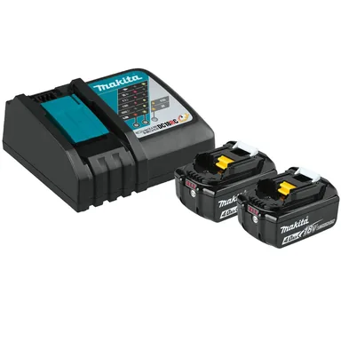 Makita BL1840BDC2X, standalone tool: Makita BL1840BDC2X 18V LXT 4.0Ah Battery and Rapid Optimum Charger Starter Pack