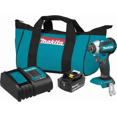 Makita XDT131, kit: Makita XDT131 18V LXT Brushless Cordless Impact Driver 3.0Ah Kit