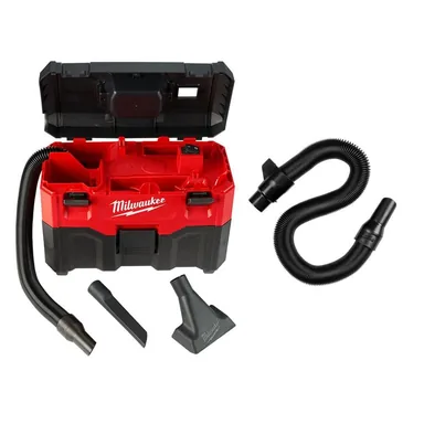 Milwaukee 0880-20-49-90-2014, bundle: M18 18-Volt 2 Gal. Lithium-Ion Cordless Wet/Dry Vacuum with 6 ft. Expandable Hose