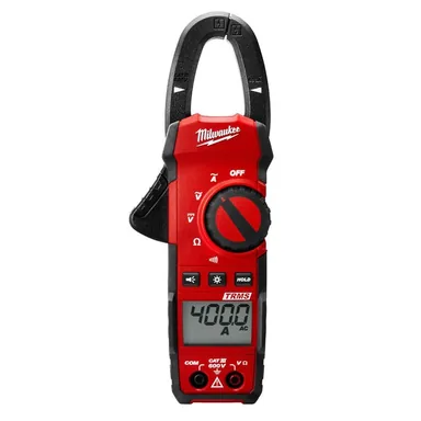 Milwaukee 2235-20, bare tool: 400 Amp AC Digital Clamp Meter (photograph from the Home Depot listing)