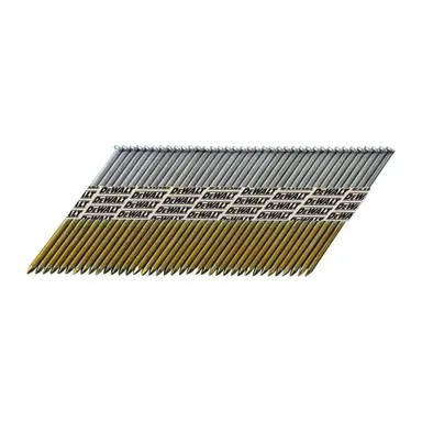 DeWalt DPT-10D120FH, accessory: 3 in. x 0.120 in. Paper Tape 30-Degree Collated Smooth Bright Off-Set Round Head Nail (2500 per Box)